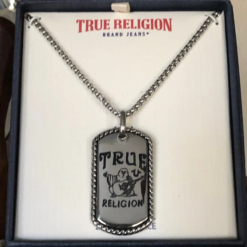 確実正規品 TRUE RELIGION STRAIGHT GOLD CHAIN True Religion 